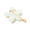 Natural Carved Freshwater Shell Pendants PALLOY-JF03391-4