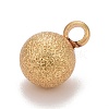 Brass Ball Charms KK-M229-73B-G-2