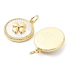 Rack Plating Brass Pendants KK-B076-05G-02-2