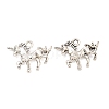 Tibetan Style Alloy Pendants TIBEP-T002-89AS-RS-1