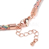 3.5MM Round Nylon Cotton Cord Necklace Making NJEW-C106-03RG-08-3