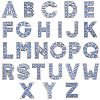 52Pcs 26 Styles Alloy Rhinestone Slide Charms FIND-SC0009-81A-1