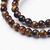 Natural Tiger Eye Beads Strands GSR4mmC014-AB+-2