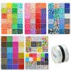 DIY Handmade Polymer Clay & Glass Seed Beads Bracelets Making Kits DIY-YW0011-15-1