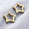 Brass Huggie Hoop Earrings EJEW-F245-03G-3