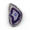 Dyed Mixed Shape Natural Agate Gemstone Big Pendants G-R300-10-2