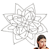 1Pc Rhinestone Mesh Headpiece Cap OHAR-WR0001-03S-1