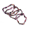 Natural Mixed Gemstone Bead Stretch Bracelets BJEW-K213-M04-2