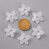 Frosted Acrylic Bead Caps MACR-S371-05A-701-3