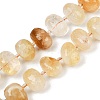 Heated Natural Citrine Beads Strands G-F796-B03-01-2