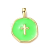 Brass Enamel Pendants LS-KK-G417-01LG-03-1