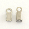 Tarnish Resistant 304 Stainless Steel Folding Crimp Ends X-STAS-R063-30-1