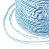 12 Rolls 12 Colors 6-Ply Polyester Metallic Embroidery Thread OCOR-L046-01B-5