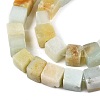 Natural Flower Amazonite Beads Strands G-T139-6x6-31A-3