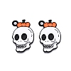 Halloween Theme Spray Painted Alloy Enamel Pendants ENAM-T020-09B-2
