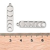 304 Stainless Steel Pendants STAS-C093-01P-3