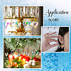 12Pcs Glass Pendants GLAA-SP0001-44-4