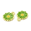 Alloy Enamel Charms FIND-H035-01F-LG-3