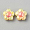 Plating Acrylic Beads MACR-WH0007-128D-1