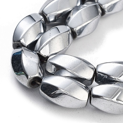 Synthetic Magnetic Hematite Beads Strands G-P545-G01-01G-1