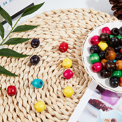 Natural Wood Beads WOOD-PH0008-73-1