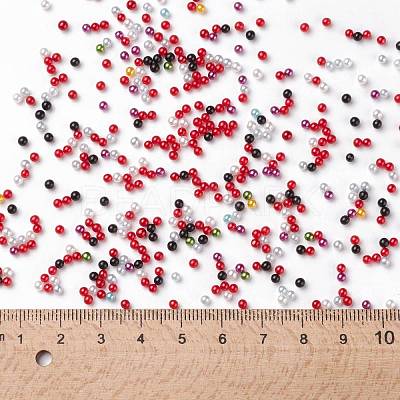 Imitation Pearl Acrylic Beads OACR-S011-2.5mm-ZM-1