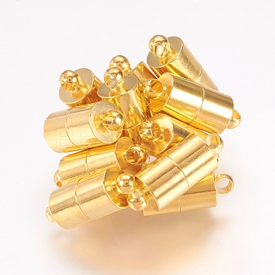 Brass Magnetic Clasps with Loops X-MC027-NFG-1