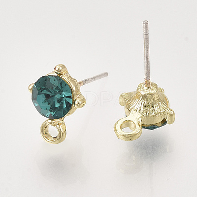 Alloy Stud Earring Findings PALLOY-N0149-21B-1