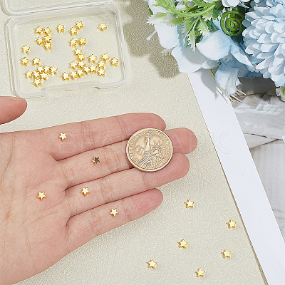 60Pcs Brass Beads KK-PH0012-49G-04-1