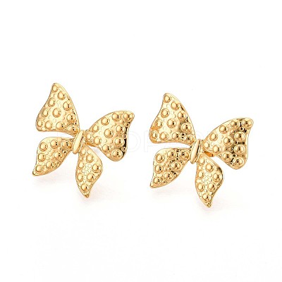 304 Stainless Steel Stud Earrings for Women EJEW-N059-03G-1