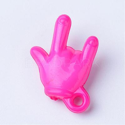 Opaque Acrylic ASL Pendants SACR-S202-23-1