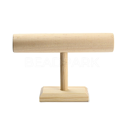 T-Shaped Bar Wood Bracelet Display Stands BDIS-F005-01A-1