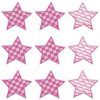 20Pcs Polyester Clothing Patches DIY-CY0002-35B-1