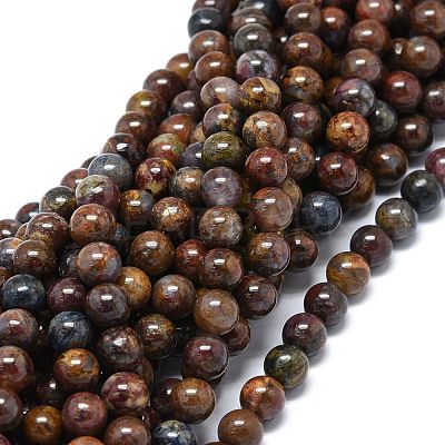 Natural Pietersite Beads Strands G-O201A-14B-1