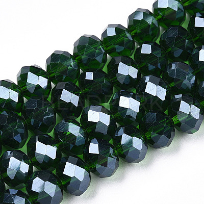 Electroplate Glass Beads Strands EGLA-A034-T2mm-A31-1