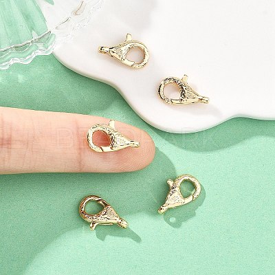 SHEGRACE Brass Lobster Claw Clasps XGRQ58826-751G-1