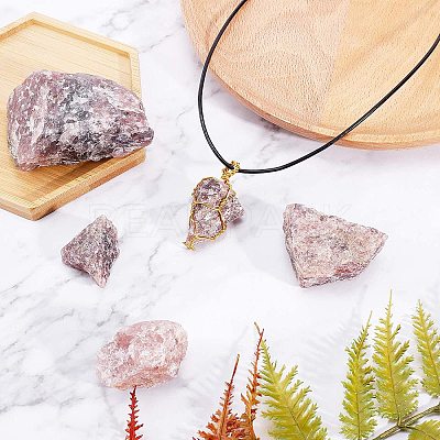 Natural Strawberry Quartz Beads G-GA0001-27-1