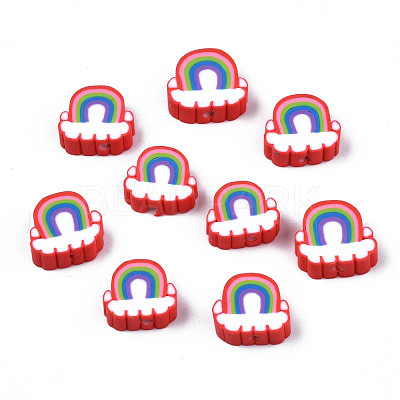 Handmade Polymer Clay Beads CLAY-T012-31E-1