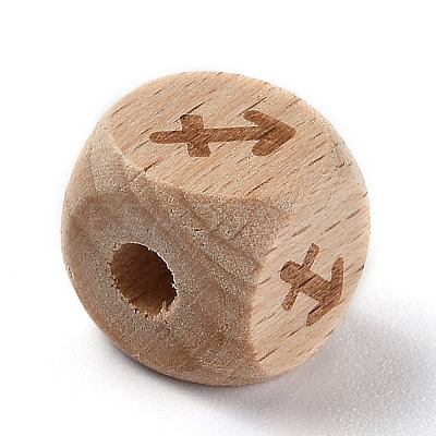 Natural Wood Constellation Beads WOOD-M002-09-1