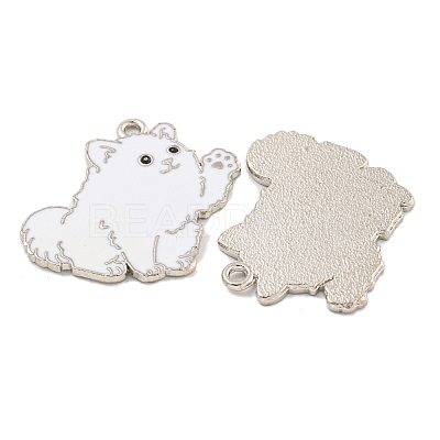 Rack Plating Alloy Enamel Pendants ENAM-Z014-01P-08-1