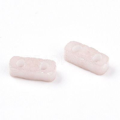 2-Hole Opaque Glass Seed Beads SEED-S023-04H-1