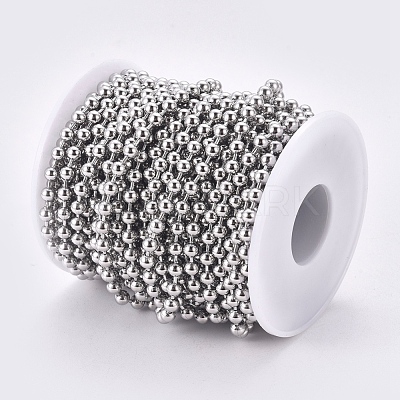 304 Stainless Steel Ball Chains CHS-F009-01E-P-1
