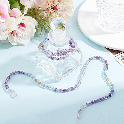 2 Strands Natural Fluorite Beads Strands G-GO0001-60-1