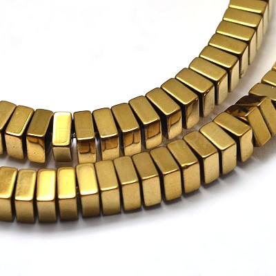 Electroplate Non-magnetic Synthetic Hematite Beads Strands G-I175-04-1