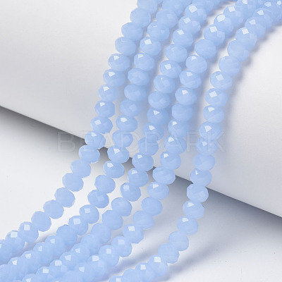 Glass Beads Strands X-EGLA-A034-J8mm-D03-1