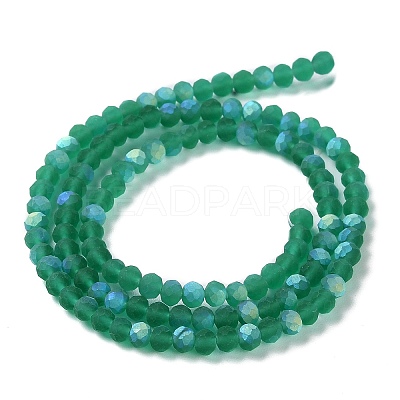 Transparent Glass Beads Strands EGLA-A044-T1mm-MB18-1