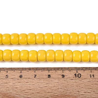 Opaque Glass Beads Strands GLAA-NH0002-B10-1