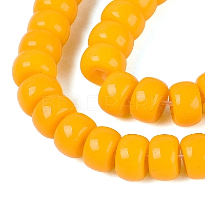 Opaque Glass Beads Strands GLAA-NH0002-B01-C06-1