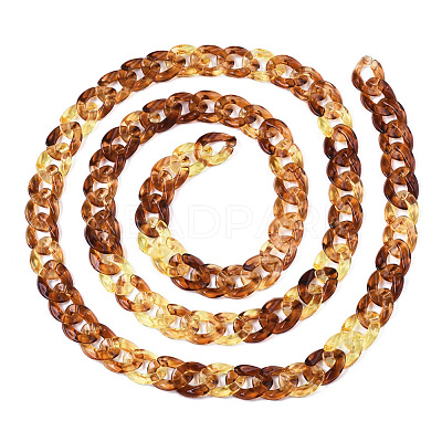 Acrylic Curb Chains X-SACR-P065-R08-1