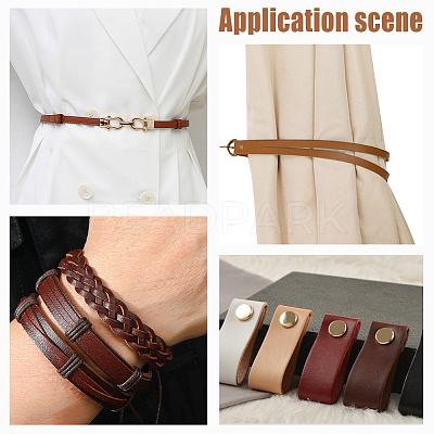 Flat PU Leather Cord WL-WH0004-09D-1